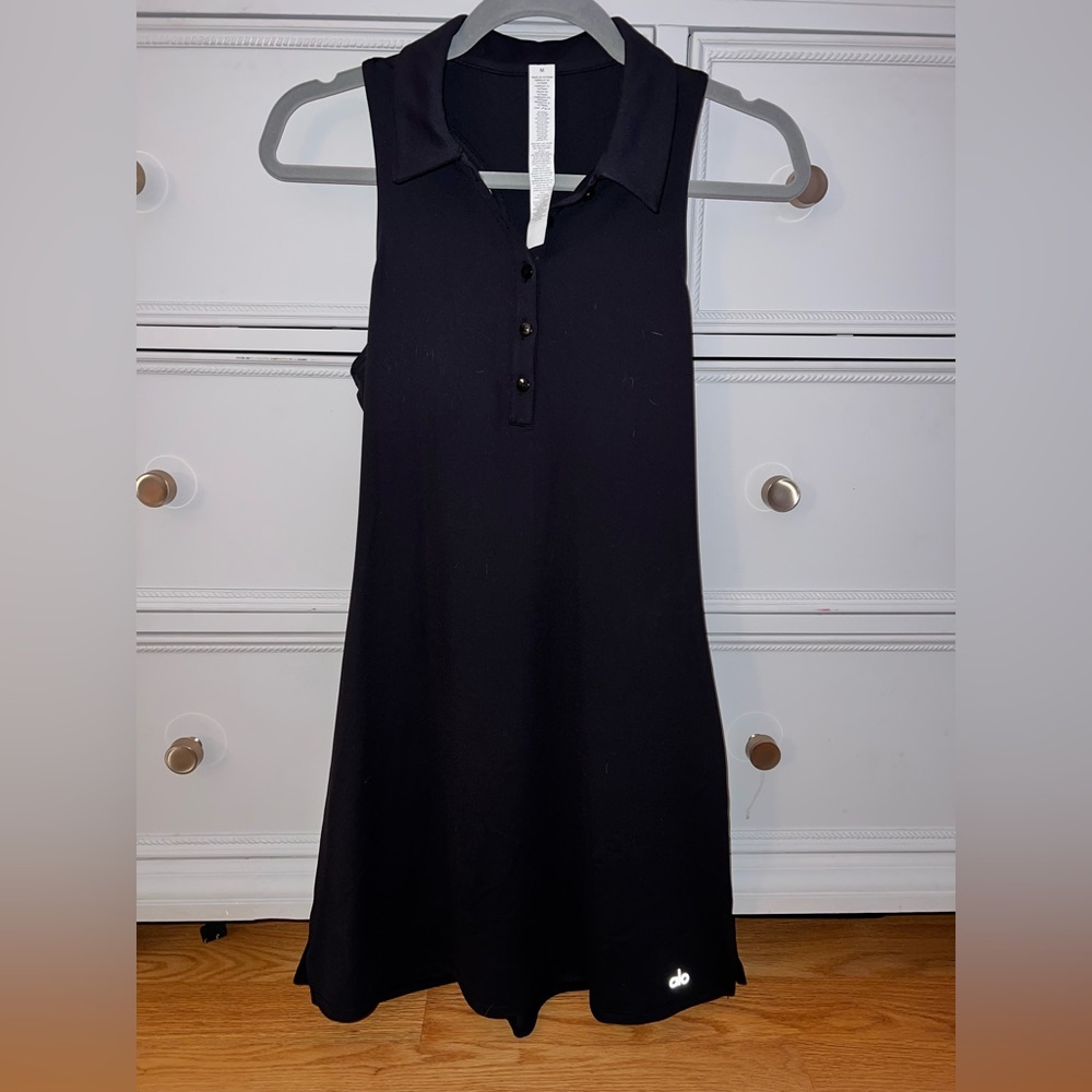 ALO Yoga Black Sleeveless Dress